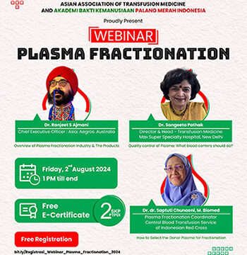 Come and Join “Webinar Plasma Fractionation”